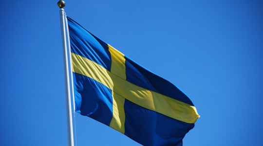 Fotografi Svenska flaggan